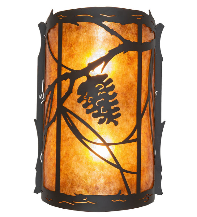 Meyda Tiffany 261021 Two Light Wall Sconce, Oil Rubbed Bronze