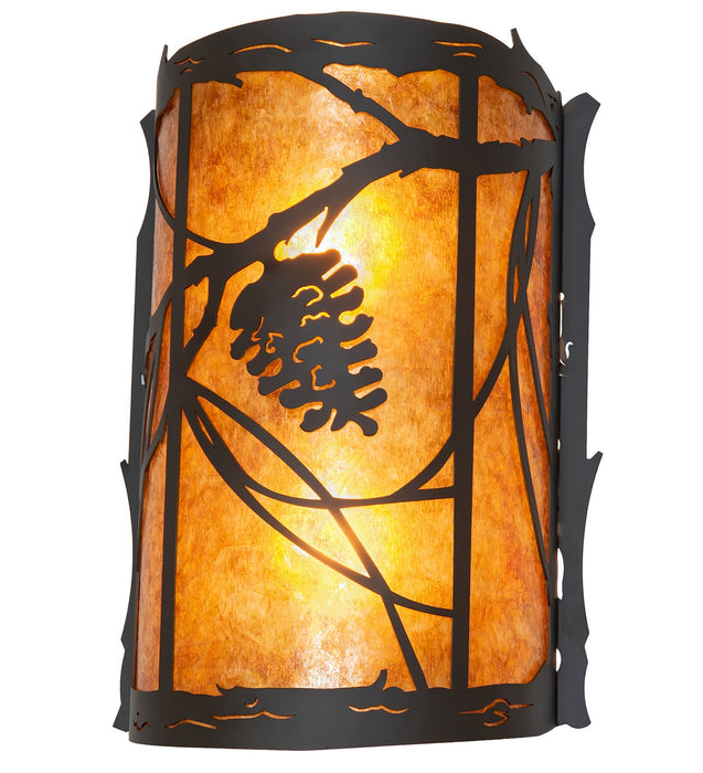 Meyda Tiffany 261021 Two Light Wall Sconce, Oil Rubbed Bronze