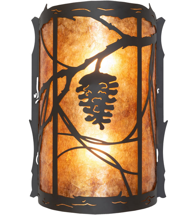 Meyda Tiffany 261022 Two Light Wall Sconce, Oil Rubbed Bronze