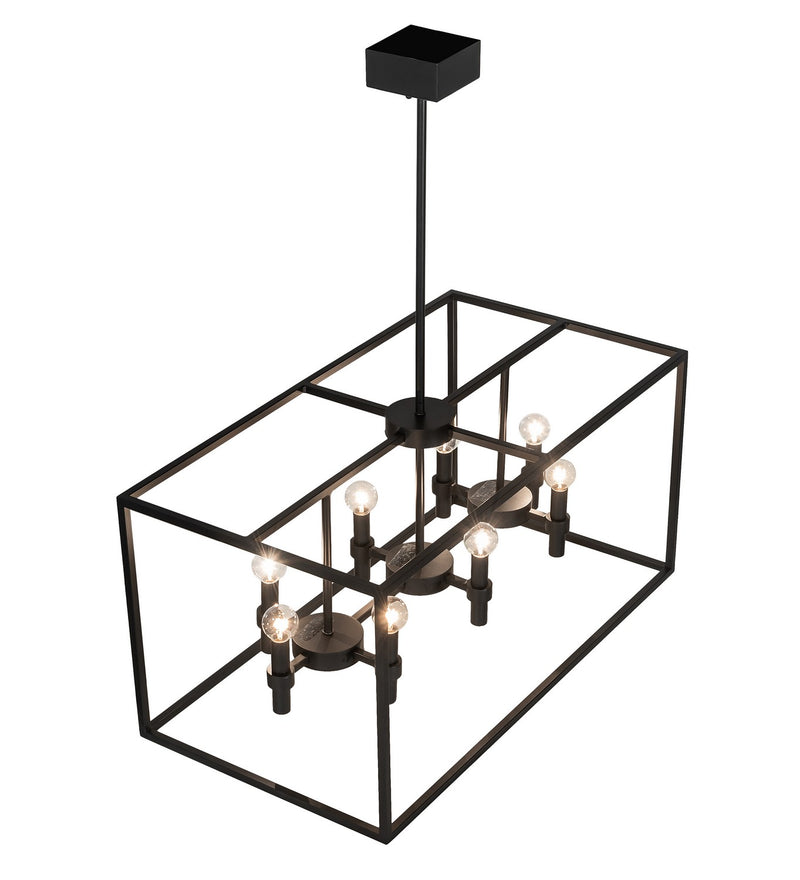 Meyda Tiffany 262999 LED Island Pendant, Solar Black