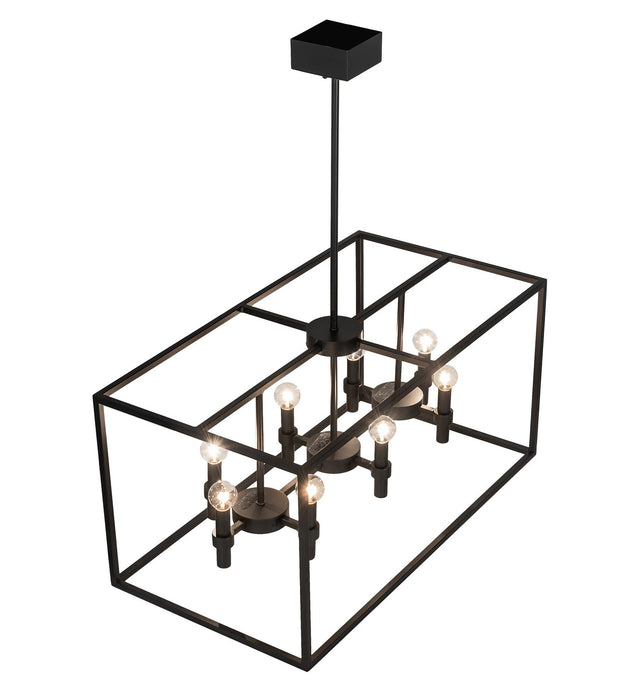 Meyda Tiffany 262999 LED Island Pendant, Solar Black