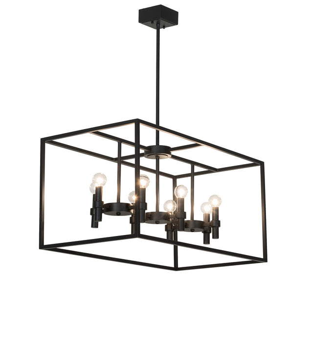 Meyda Tiffany 262999 LED Island Pendant, Solar Black