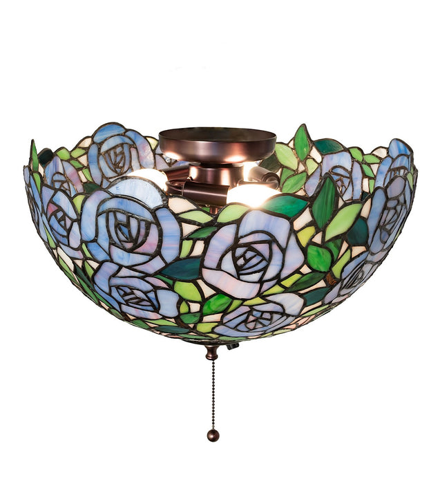 Meyda Tiffany 263930 Three Light Wall Sconce, Mahogany Bronze