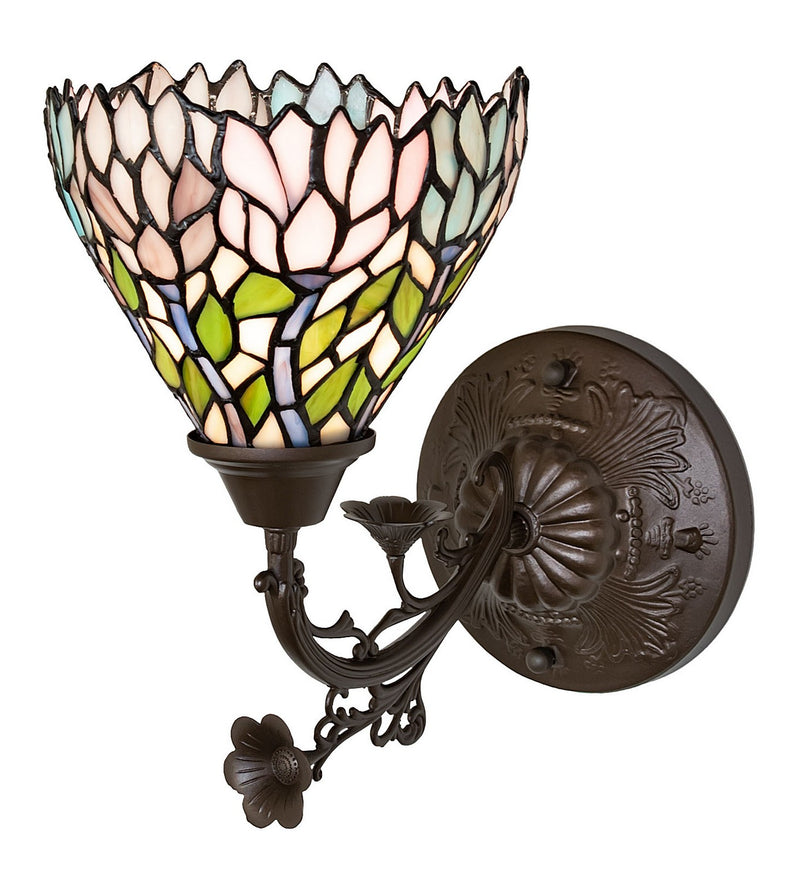 Meyda Tiffany 36114 One Light Wall Sconce, Mahogany Bronze