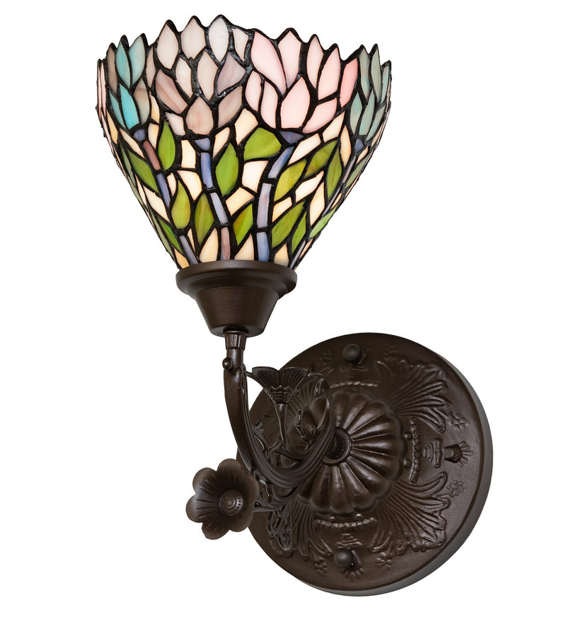 Meyda Tiffany 36114 One Light Wall Sconce, Mahogany Bronze