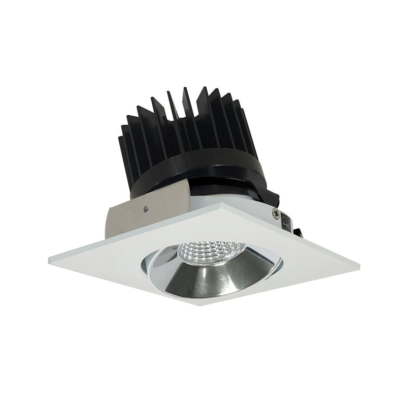 Nora Lighting NIO-4SC30XCMPW/HL LED Reflector, Specular Clear Reflector / Matte Powder White Flange