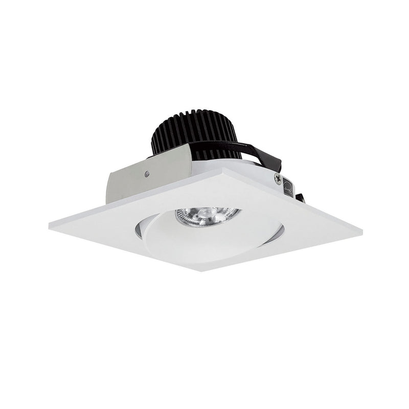 Nora Lighting NIO-4SC35QMPW LED Adjustable Cone Reflector, Matte Powder White Reflector / Matte Powder White Flange