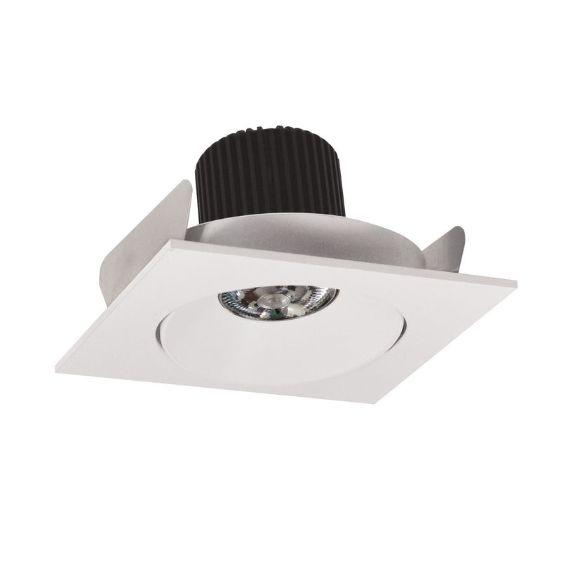 Nora Lighting NIO-4SC35QWW LED Adjustable Cone Reflector, White Reflector / White Flange