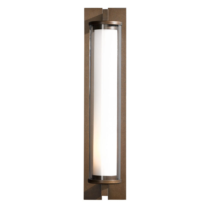 Hubbardton Forge 306455-SKT-75-ZM0390 One Light Outdoor Wall Sconce, Coastal Bronze
