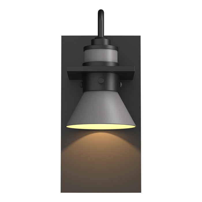 Hubbardton Forge 307716-SKT-80-78 One Light Outdoor Wall Sconce, Coastal Black