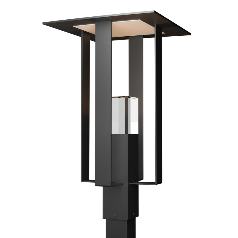 Hubbardton Forge 344830-SKT-80-72-ZM0687 One Light Outdoor Post Mount, Coastal Black
