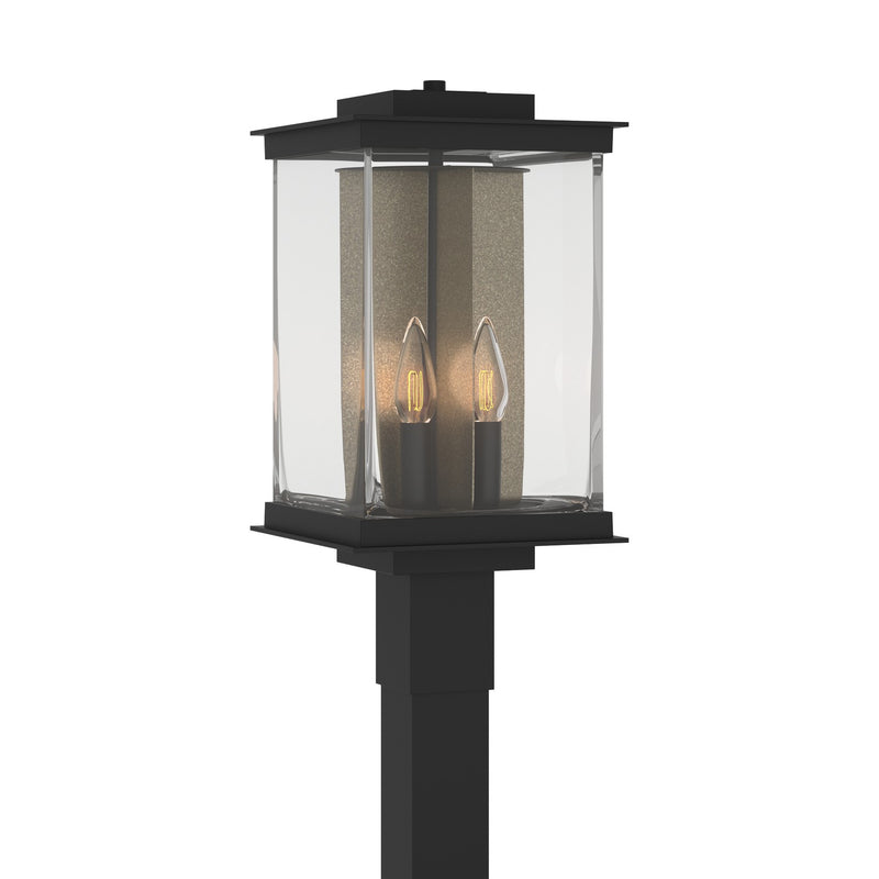 Hubbardton Forge 344840-SKT-80-83-ZM0703 Four Light Outdoor Post Mount, Coastal Black