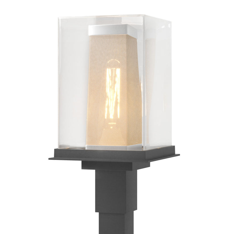 Hubbardton Forge 344850-SKT-80-72-ZM0084 One Light Outdoor Post Mount, Coastal Black