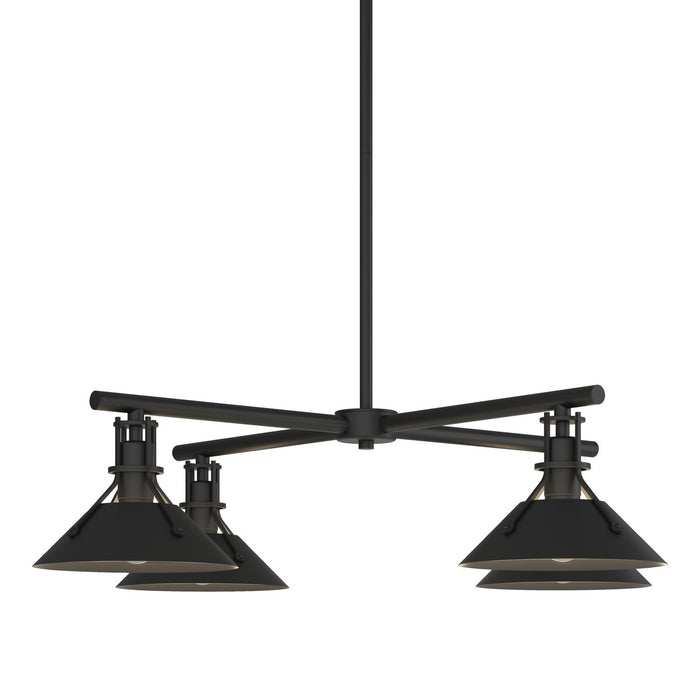 Hubbardton Forge 364210-SKT-MULT-80 Four Light Outdoor Pendant, Coastal Black