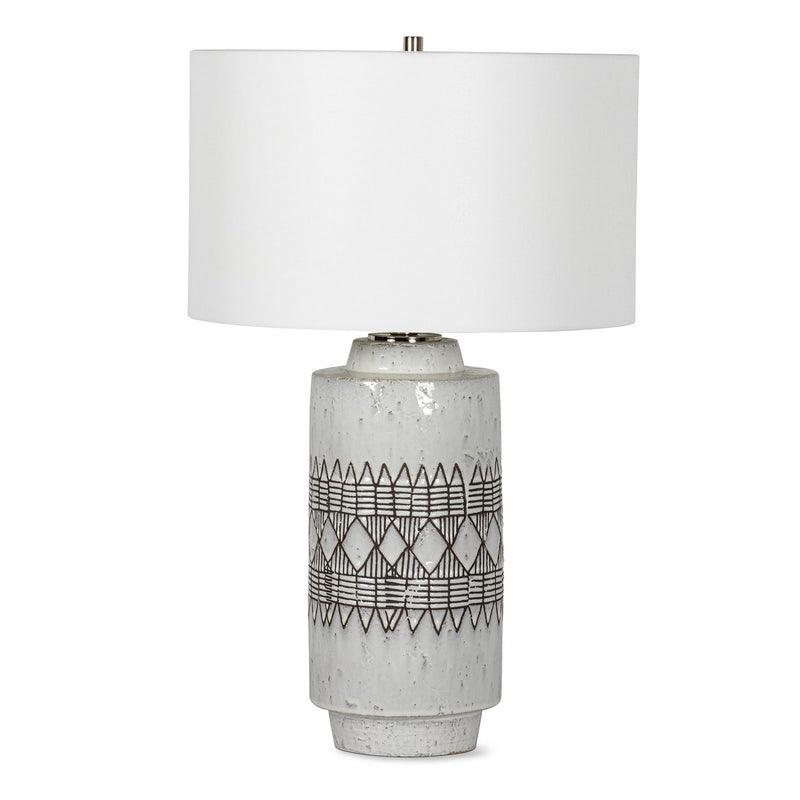 Regina Andrew 13-1598 One Light Table Lamp, White