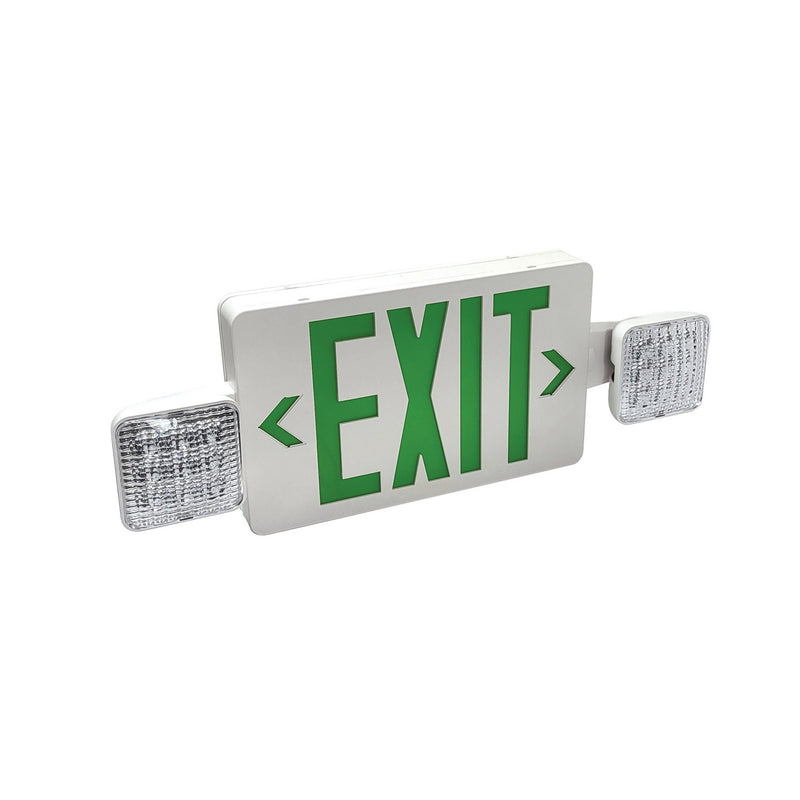 Nora Lighting NEX-712-LED/G LED Exit & Emergency Combo, White
