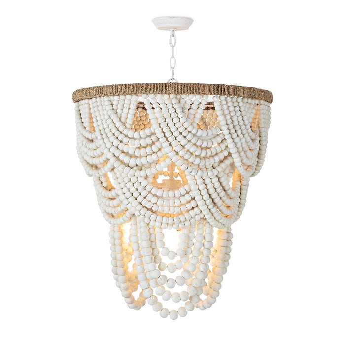 Regina Andrew 16-1179WT Six Light Chandelier, White