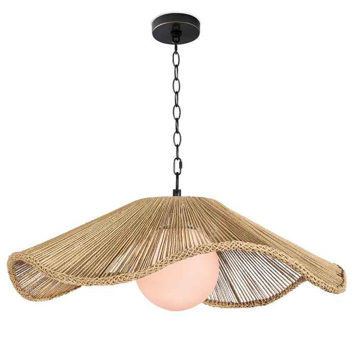 Regina Andrew 16-1401 One Light Pendant, Natural