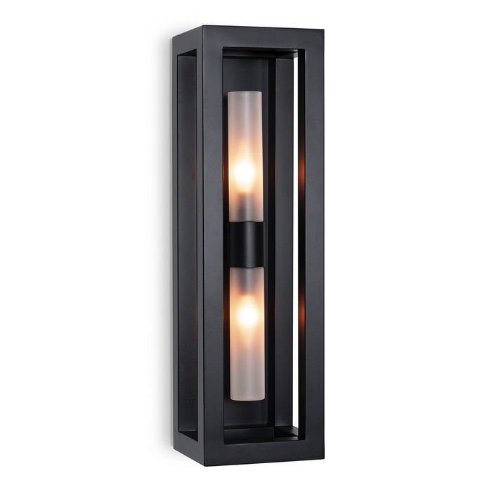 Regina Andrew 17-1031 Two Light Wall Sconce, Black