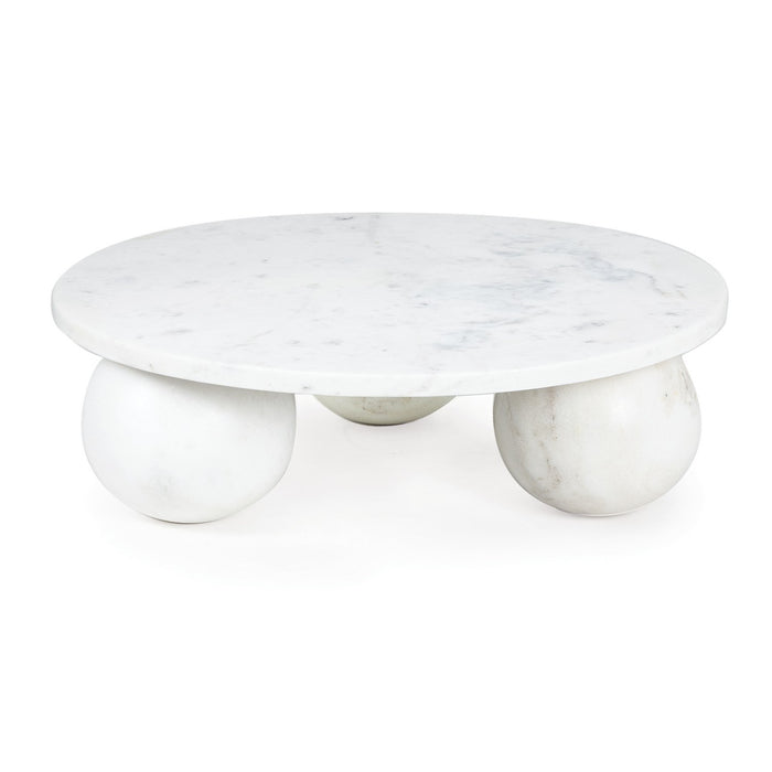 Regina Andrew 20-1535WT Marble Plate, White