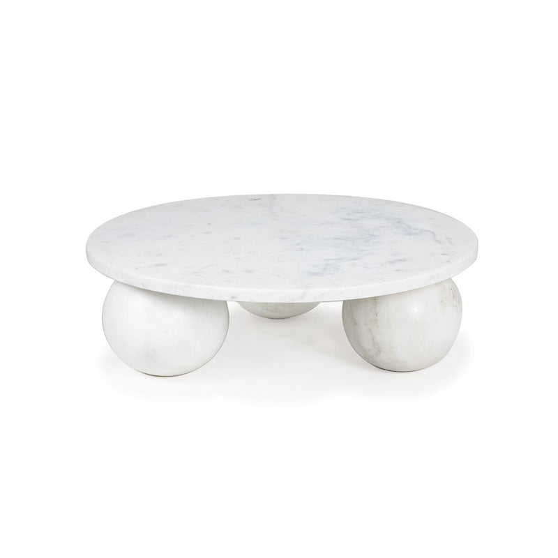 Regina Andrew 20-1537WT Marble Plate, White