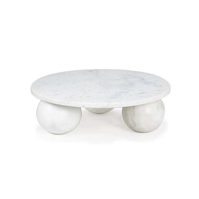 Regina Andrew 20-1537WT Marble Plate, White