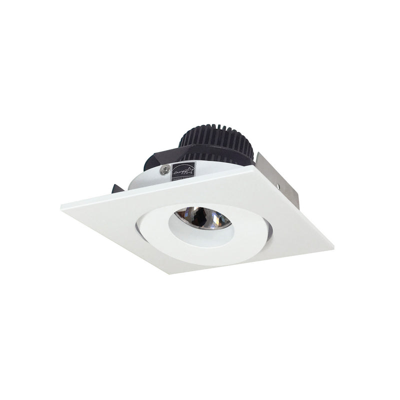 Nora Lighting NIO-4SG27QMPW LED Adjustable Gimbal, Matte Powder White