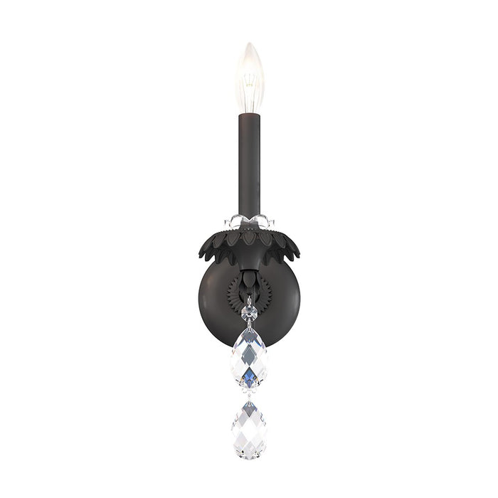 Schonbek AT1001N-51H One Light Wall Sconce, Black
