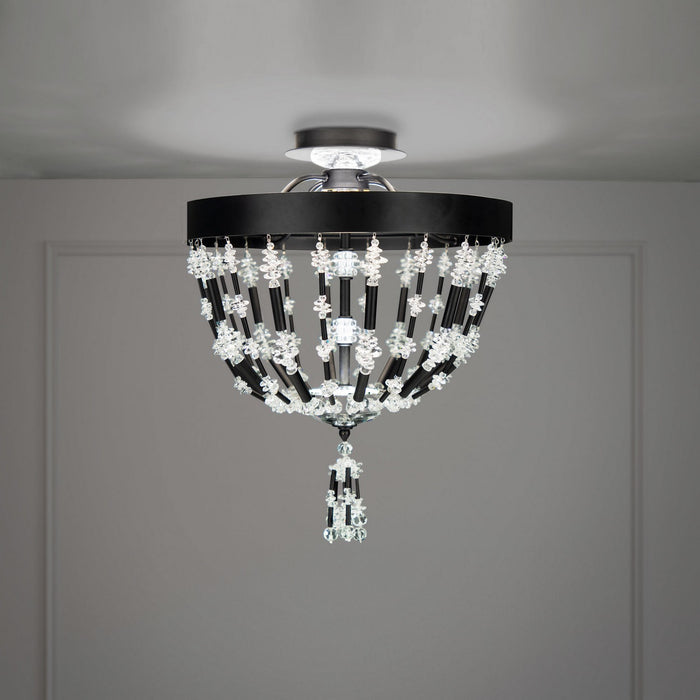 Schonbek S2817-51O LED Semi-Flush Mount, Black