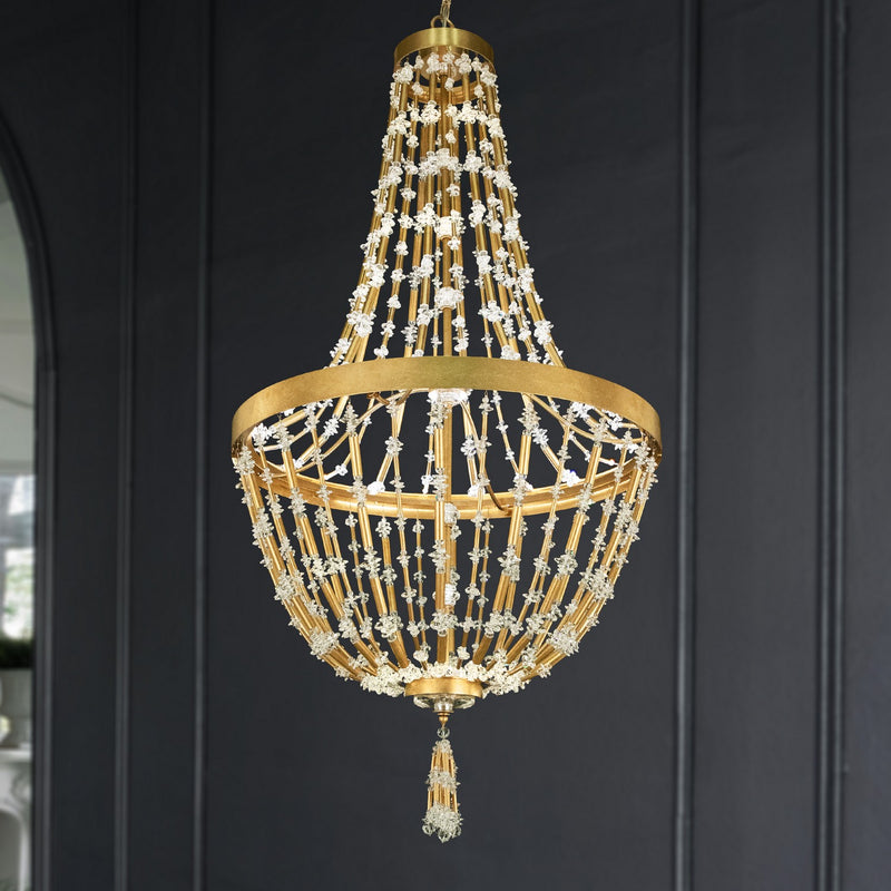 Schonbek S2826-22O LED Pendant, Heirloom Gold
