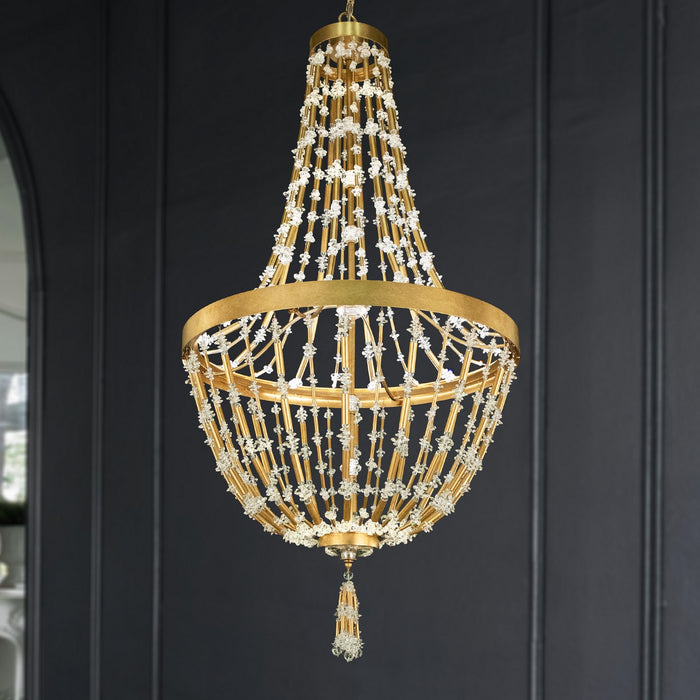 Schonbek S2826-22O LED Pendant, Heirloom Gold
