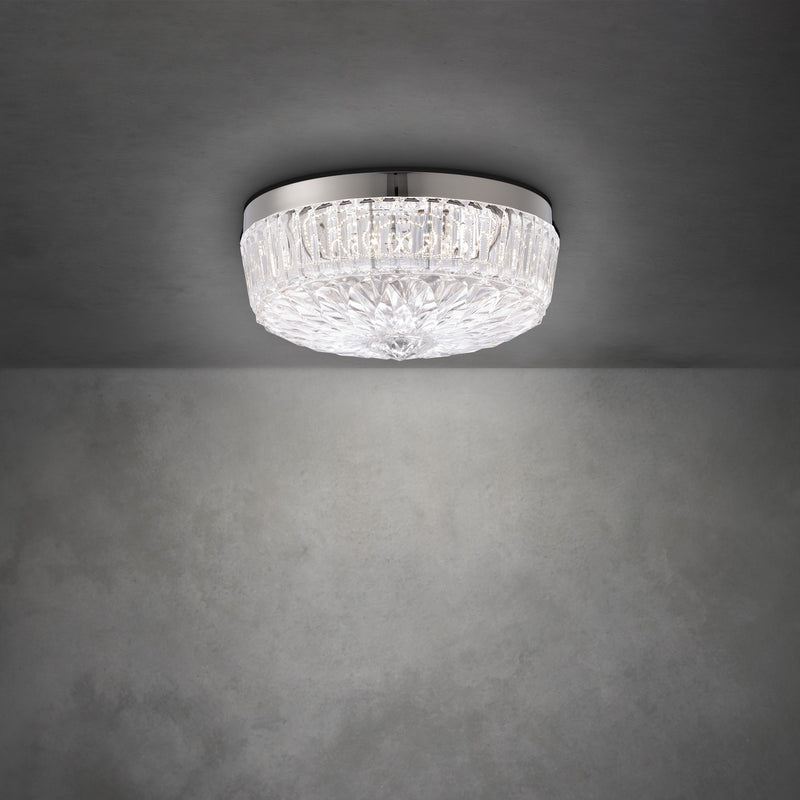 Schonbek S6812-701H LED Flush Mount, Polished Nickel