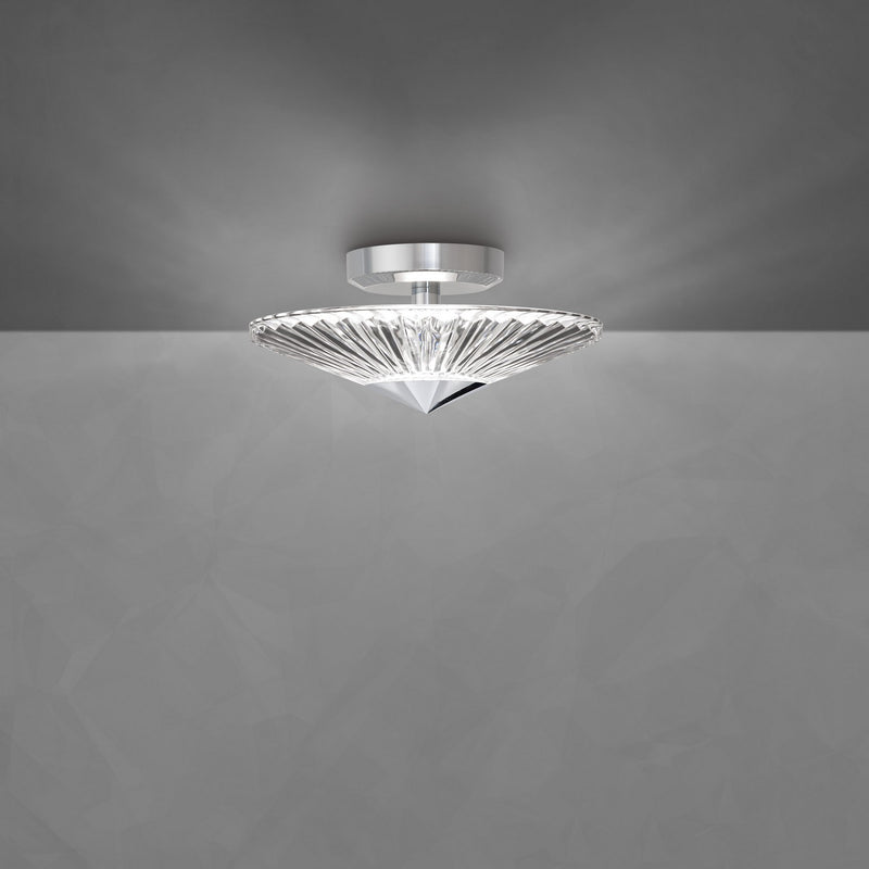Schonbek S7212-702H LED Semi-Flush Mount, Polished Chrome