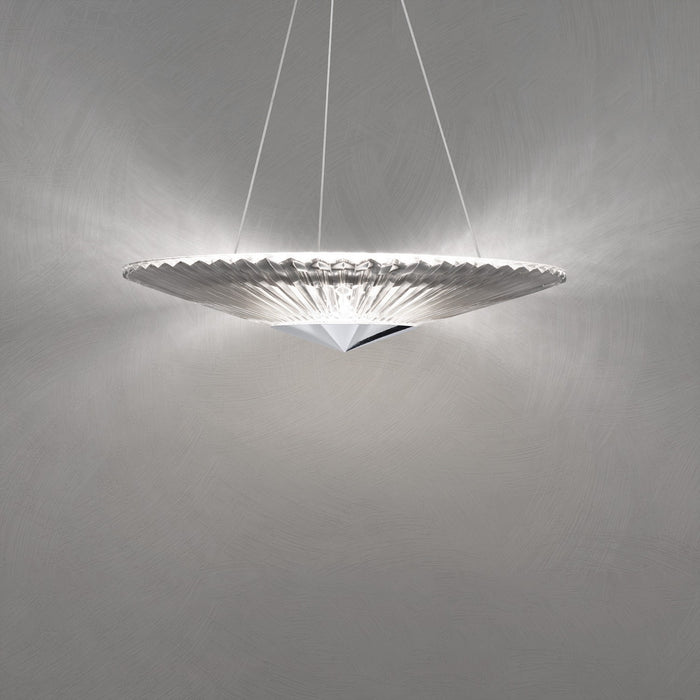 Schonbek S7224-702H LED Pendant, Polished Chrome