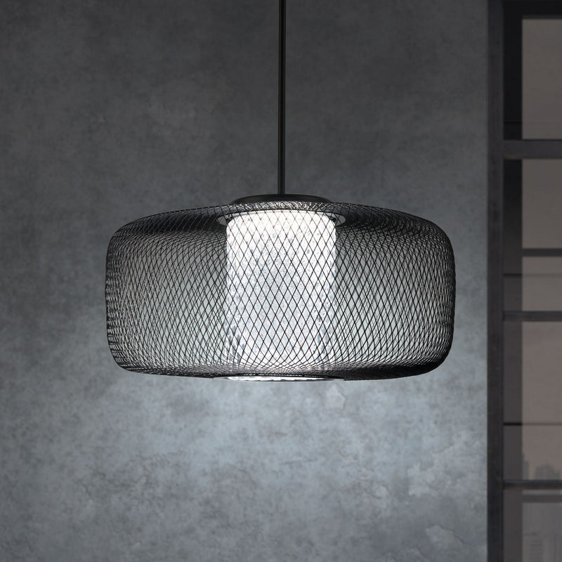 Schonbek S7822-18H LED Pendant, Black
