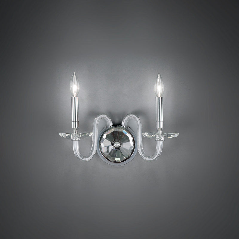 Schonbek S9215-702O One Light Wall Sconce, Polished Chrome