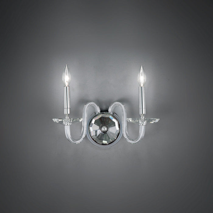 Schonbek S9215-702O One Light Wall Sconce, Polished Chrome