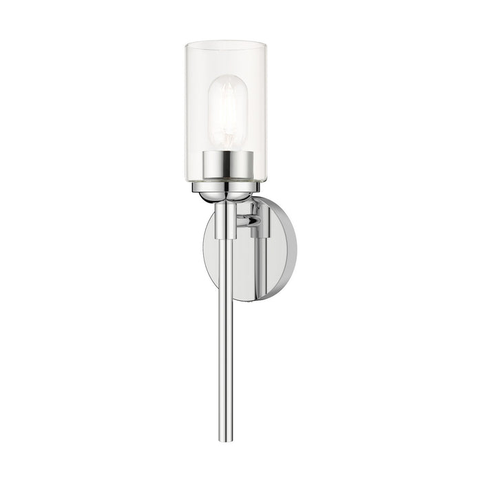 Livex Lighting 18081-05 One Light Wall Sconce, Polished Chrome