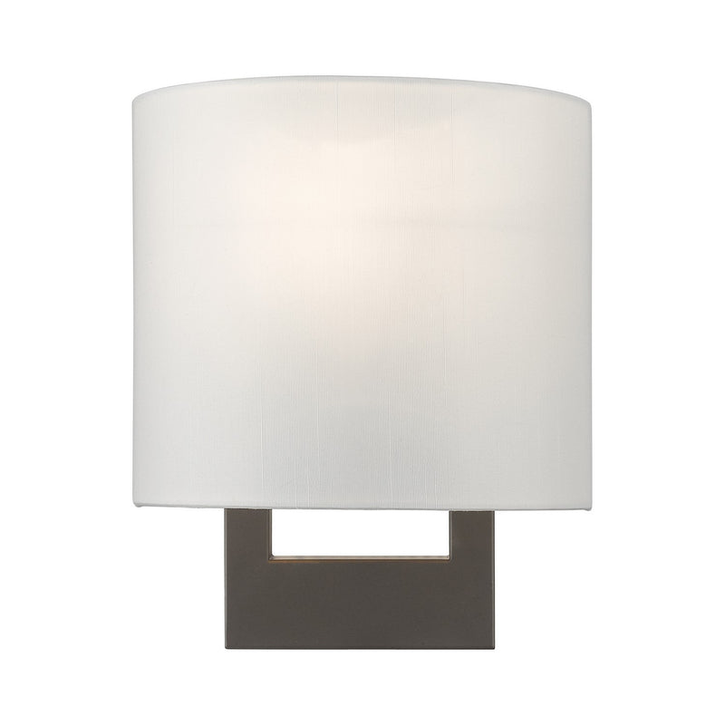 Livex Lighting 42400-07 One Light Wall Sconce, Bronze