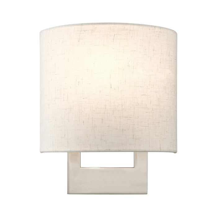 Livex Lighting 42420-91 One Light Wall Sconce, Brushed Nickel