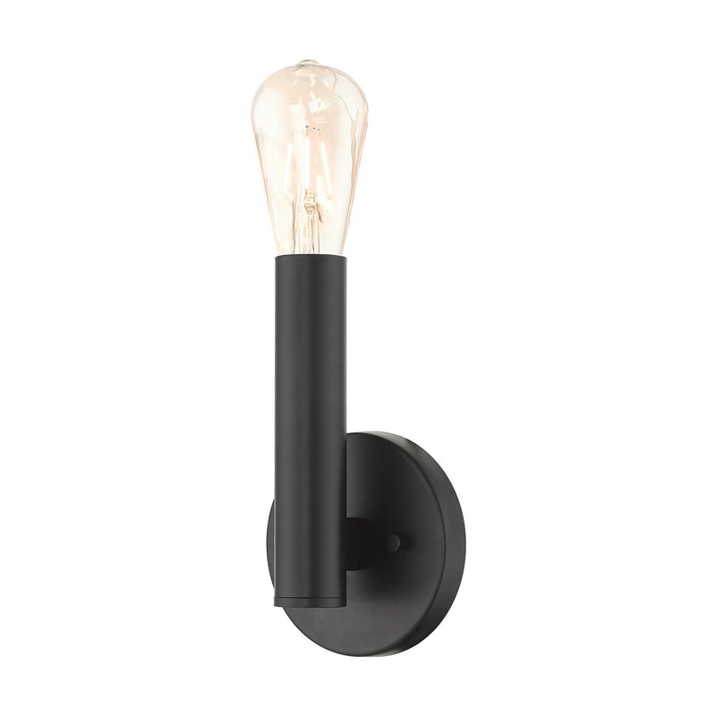 Livex Lighting 51131-04 One Light Wall Sconce, Black