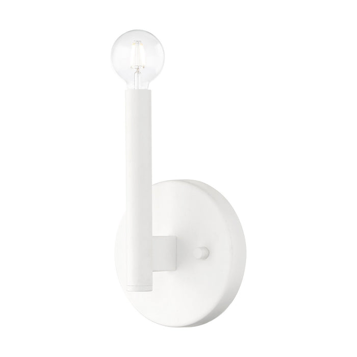 Livex Lighting 51171-03 One Light Wall Sconce, White
