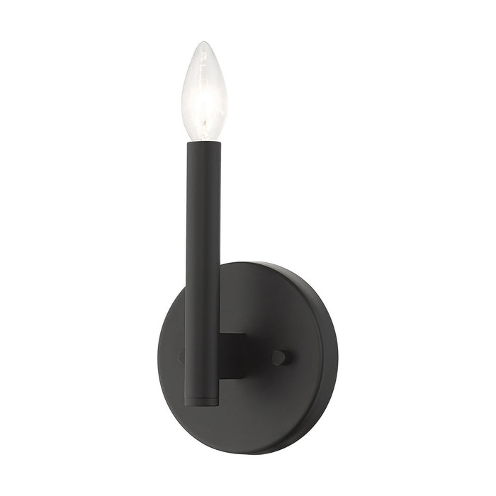 Livex Lighting 51171-04 One Light Wall Sconce, Black