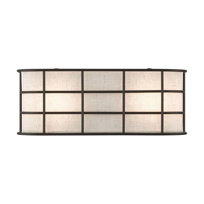 Livex Lighting 55110-92 Two Light Wall Sconce, English Bronze
