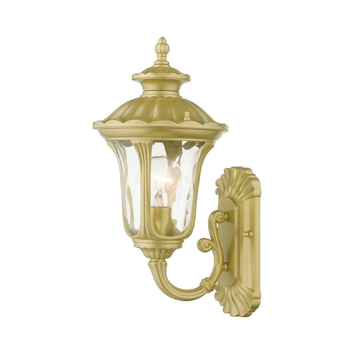 Livex Lighting 7850-33 One Light Outdoor Wall Lantern, Soft Gold