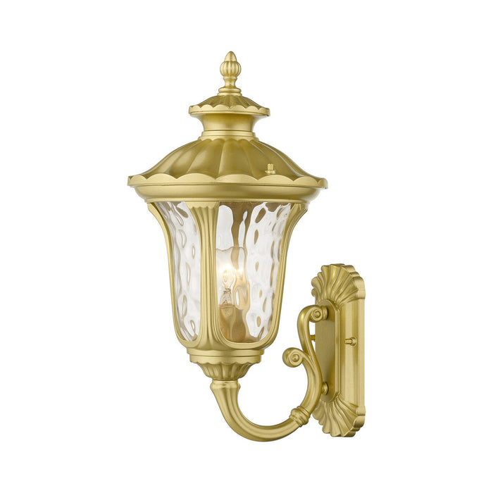 Livex Lighting 7852-33 One Light Outdoor Wall Lantern, Soft Gold