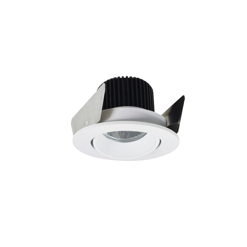 Nora Lighting NIOB-2RC27QWW LED Adjustable Cone Reflector, White Reflector / White Flange