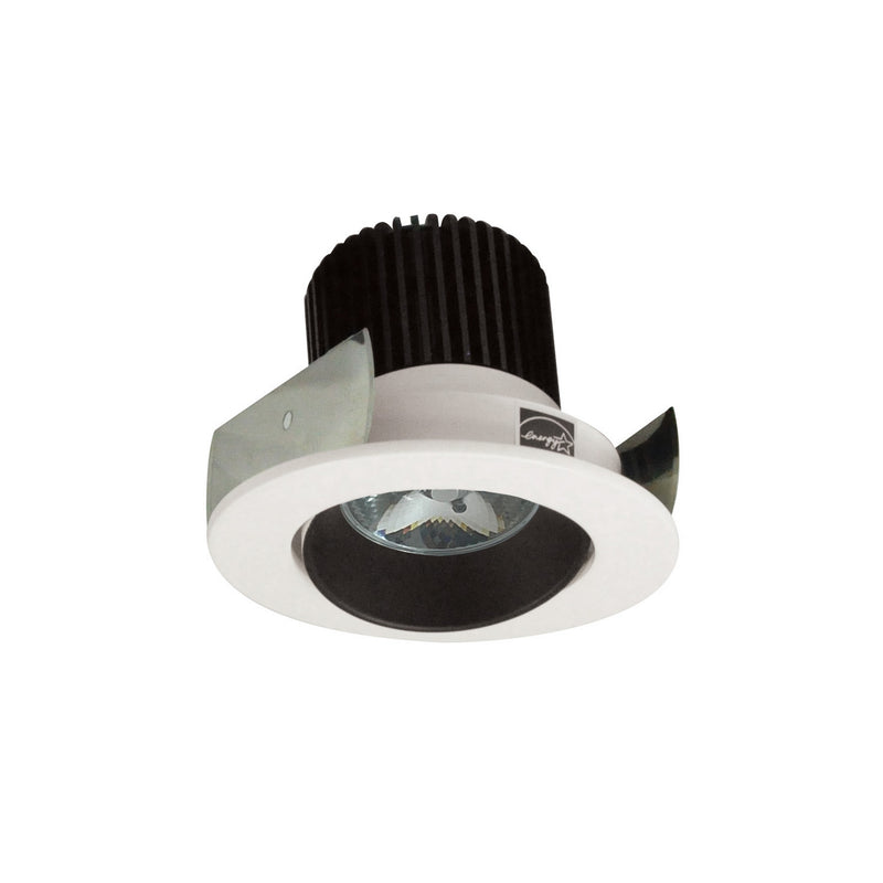 Nora Lighting NIOB-2RC35QBW LED Adjustable Cone Reflector, Black Reflector / White Flange