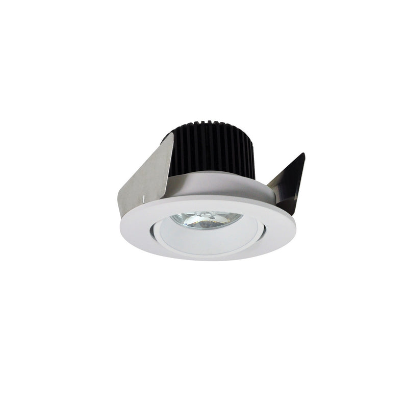 Nora Lighting NIOB-2RC35QMPW LED Adjustable Cone Reflector, Matte Powder White Reflector / Matte Powder White Flange