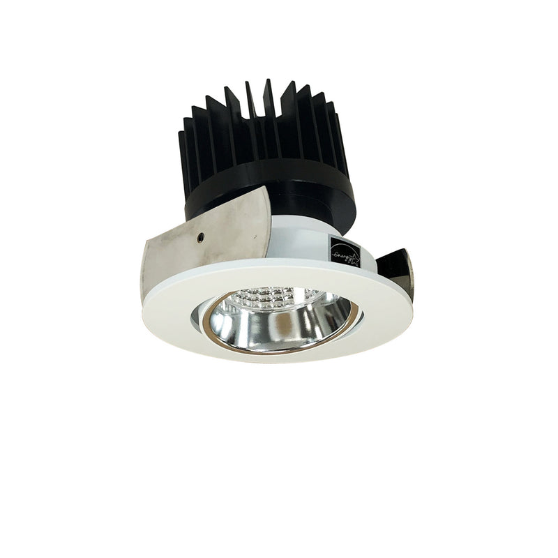 Nora Lighting NIOB-2RC50XCMPW/HL LED Reflector, Specular Clear Reflector / Matte Powder White Flange